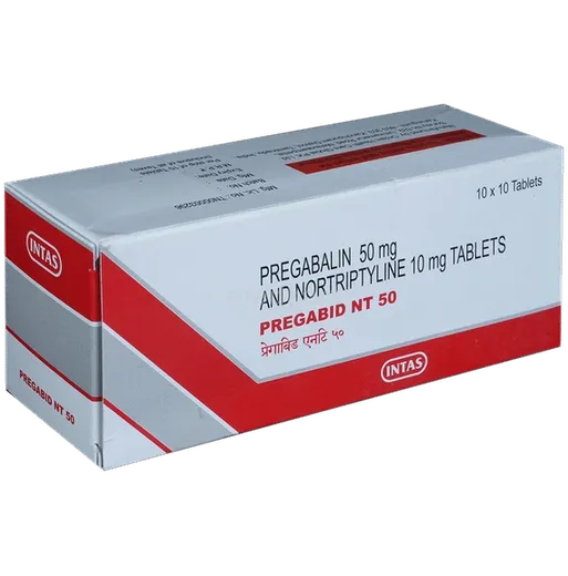 pregabid nt 50mg tablet 10's